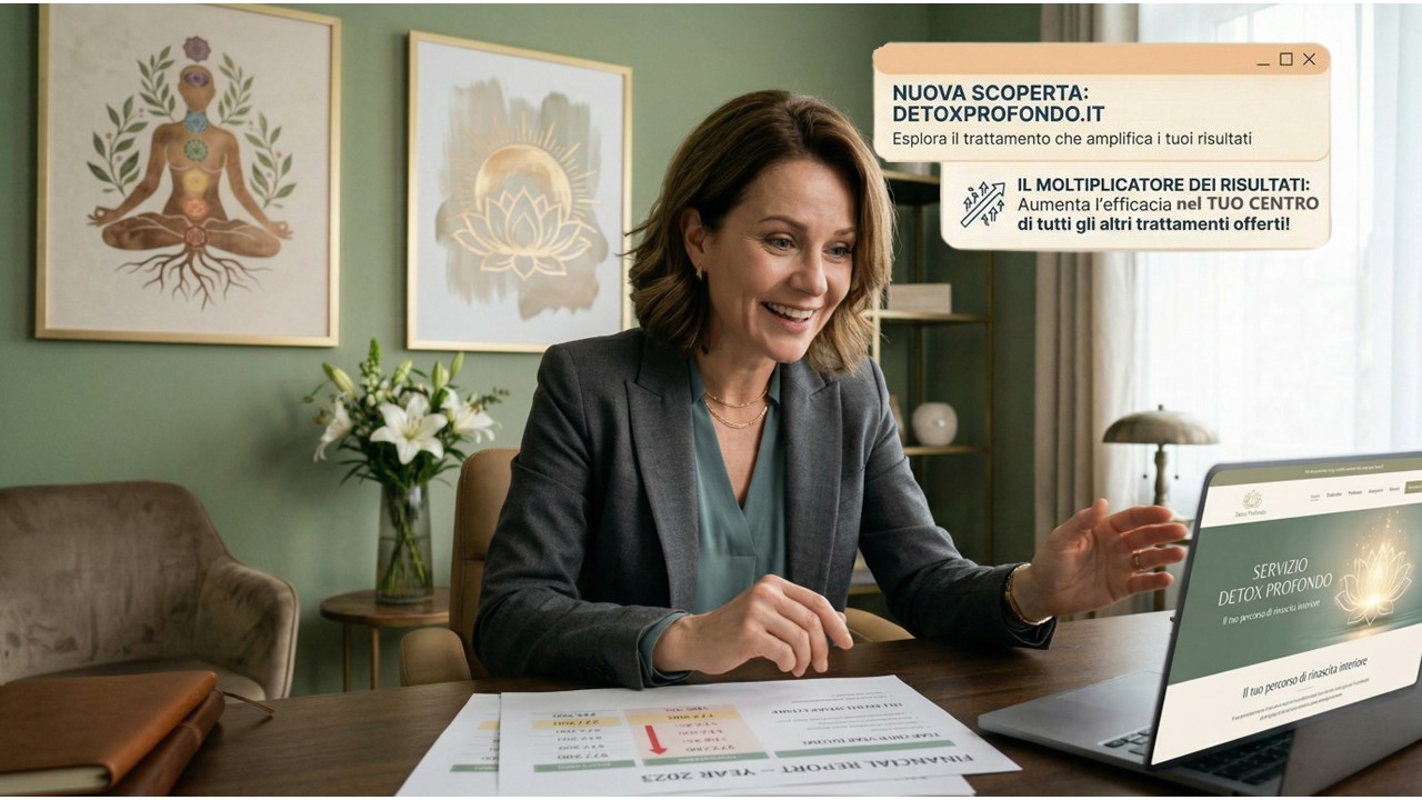 detox profondo amplifica i risultati dei servizi che già offri nel tuo centro benessere